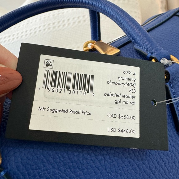Kate Spade - Gramercy Medium Bag- Blueberry NWT - Picture 8 of 10